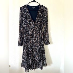Metalllic printed Express Dress